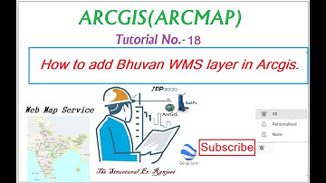 ARCGIS Tutorial 18 How to add Bhuvan WMS layer in Arcgis