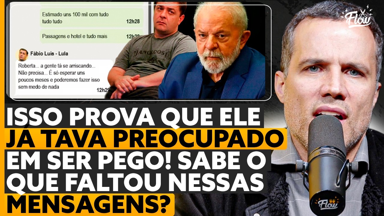 MOURA BRASIL ANALISA os PRINTS da CONVERSA de LULINHA com LOBISTA: PEGO MENTINDO?!