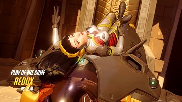 Overwatch   DVa   Comp   Play of the Game   Round Winning Pentakill!