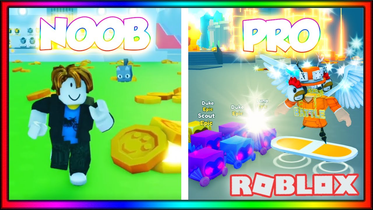 NOOB virou PRO com ROBUX INFINITO! no PET SIMULATOR X do ROBLOX 😲 