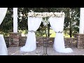 Easy DIY Flower Wedding Backdrop Tutorial