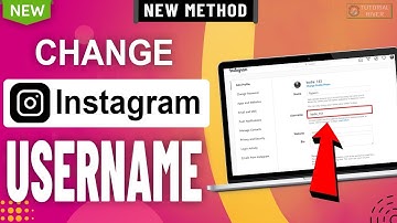 How To Change Instagram Username - PC 2025 [ Easy Way ]