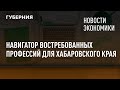 Навигатор востребованных профессий для Хабаровского края. Новости экономики.15/10/21