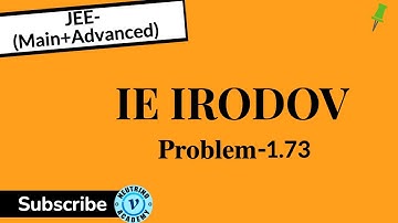 IE Irodov 1.73 solution || JEE Advanced Physics || Mechanics