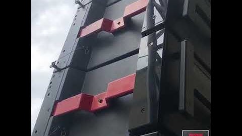 T.I Audio MAX215 dual 15 inch line array testing before shipping