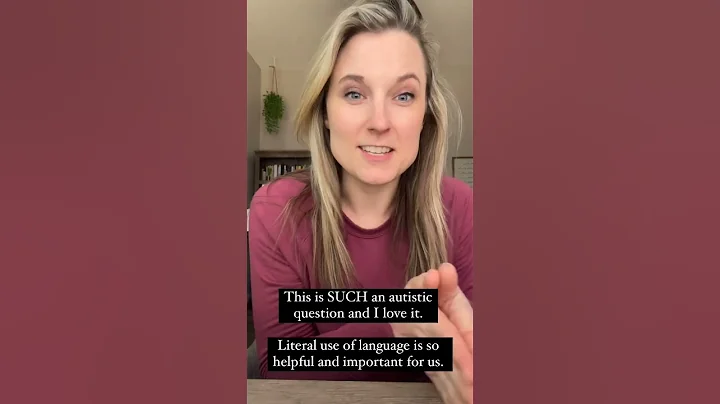 Weird Autistic Things: Literal Use of Language #shorts #autism #audhd