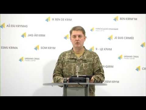 Полковник Олександр Мотузяник, речник Міністерства оборони України з питань АТО. УКМЦ, 23.03.2017