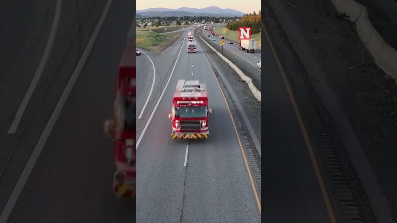 Idaho Shooting Procession Held For 2 Firefighters Killed In Ambush