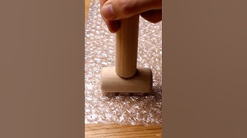 ASMR Wooden Mallet Popping Bubble Wrap (Relaxing & Satisfying Sounds)