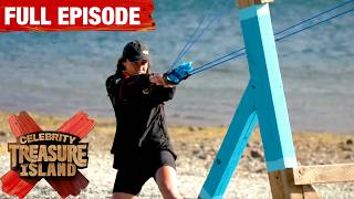 Slingshot Showdown: Nick vs. Turia Elimination | S5E17 | Celebrity Treasure Island screenshot 2