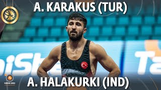Ayhan Karakus (TUR) vs Arjun Halakurki (IND) - Round 3 // Zouhaier Sghaier 2022 Resimi