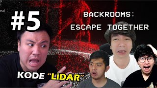 KODE LiDAR !! MEMBUTA DISINI KITA SUSAH BANGET !! - Backrooms : Escape Together [Indonesia] #5