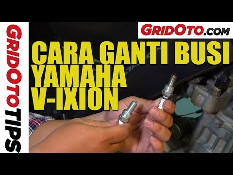 Cara mengganti busi motor Yamaha Vixion. Ciri-ciri busi motor lemah dan harus diganti antara lain mo. 