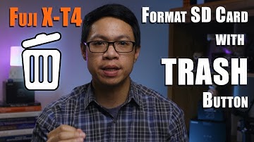 Fuji XT4 Quick Tip: How to Format SD Card SHORTCUT Without Using Menu