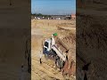 A truck is loading soil at a new construction site. #bollduzer #excavator #25ton