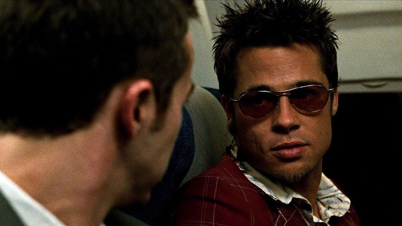 Fight Club 1999 Meeting Tyler Durden Scene HD YouTube
