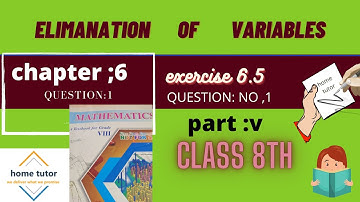 Elimination of Variable by substitution/How we eliminate 