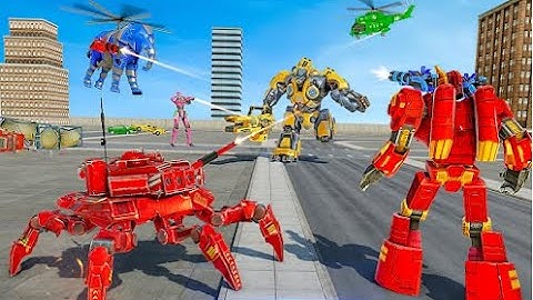 Amazing Spider Tank Robot Car Part-2 | Elephant Robot Android GamePlay | By Game Crazy