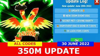 3 NEW SECRET MYTHIC PET *350M UPDATE* ALL CODES! Clicker Simulator ROBLOX | 30 JUNE 2022