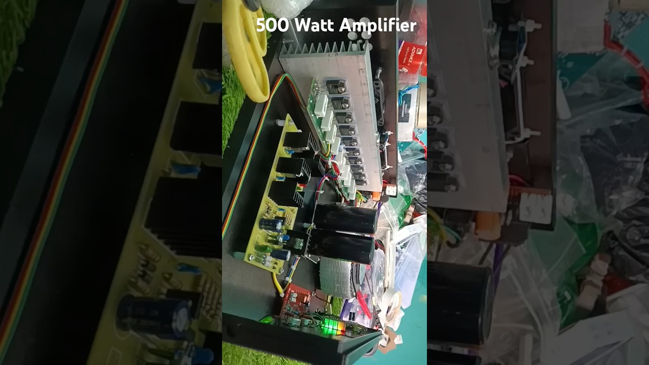 Amplifier 500 watt RMS