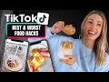 BEST (& WORST) TIK TOK FOOD & HACKS of 2020!!