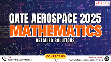 Gate Aerospace 2025 Engineering Mathematics Detailed Solutions | Gate Aerospace Academy | GATE AE 25