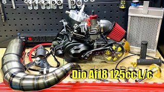 Dio Af18 125cc water cooling engine by BWSP club 