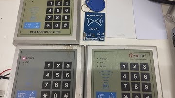 RFID Programming guide | How to change access code RF READER  YOUHE YH-2000 C for door lock 🔐 Part 1