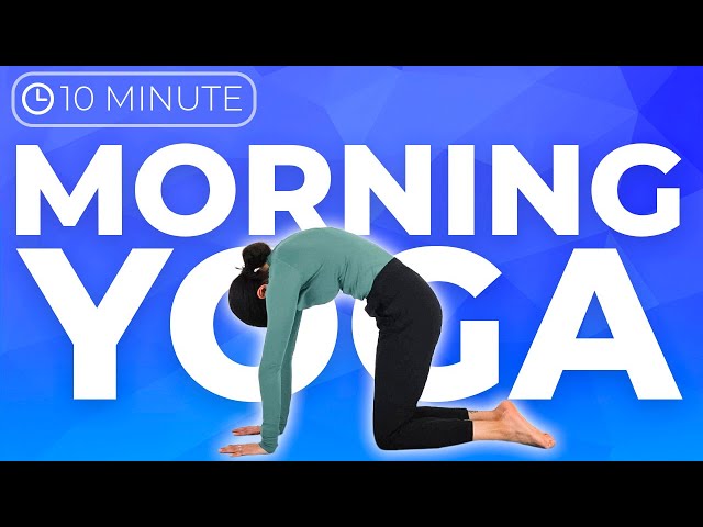 10 minute Morning Yoga Stretch | Full Body ENERGIZING Every Day Yoga class=