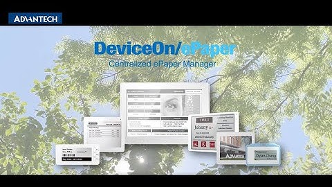 DeviceOn/ePaper Technology for Environmental Sustainability
