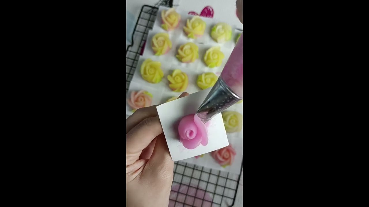 Ep.40 บีบอาลัวกุหลาบ  #ขนมไทยประยุกต์ #บ้านวุ้นขนมหวาน