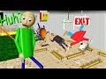 BALDI DISCOVERS A FLOATING CAFETERIA!! | Baldi's Basics MOD: Decompiles Be Like