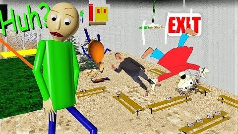 BALDI DISCOVERS A FLOATING CAFETERIA!! | Baldi