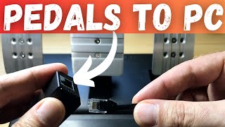 Como conectar os pedais Thrustmaster ao PC via USB