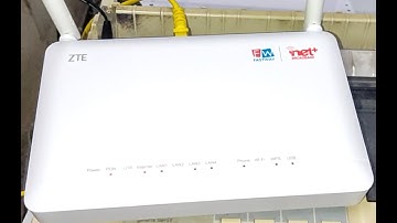 NET+ FASTWAY (ZTE) FIBER MODEM COMPLETE SETUP WITH VOICE