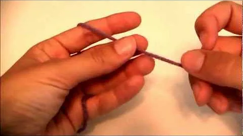 Crochet Basics - How to Hold Yarn Correctly for Even Tension