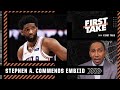 Stephen A. reacts to Joel Embiid's $196M supermax extension | First Take