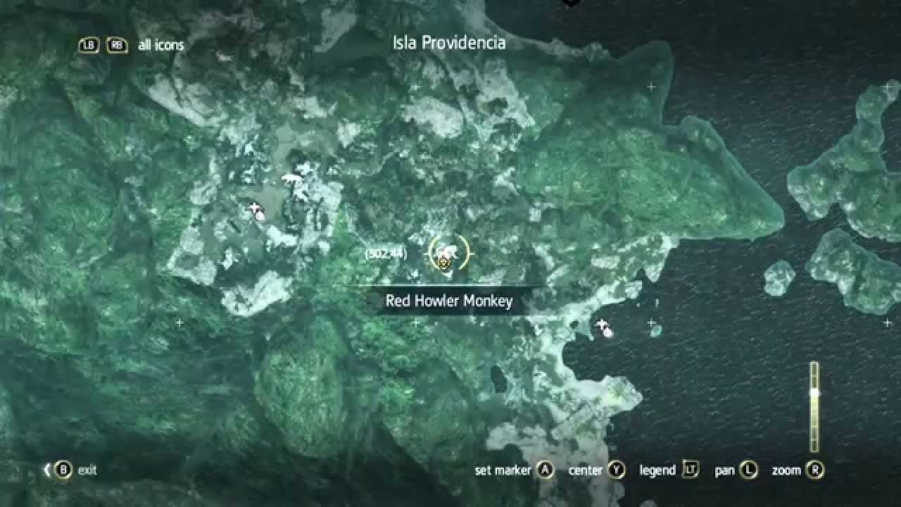 Rudyard Kipling markør Mediate Assassin's Creed IV: Black Flag - Red Howler Monkey Location - YouTube