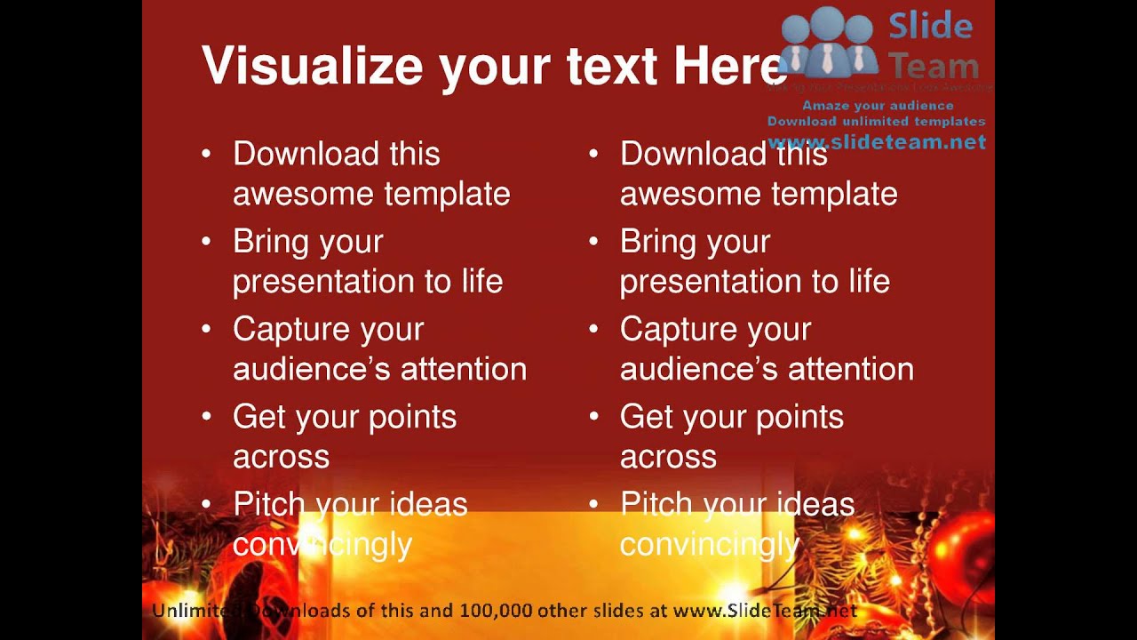 christmas lights frame beauty powerpoint templates themes christmas lights powerpoint background