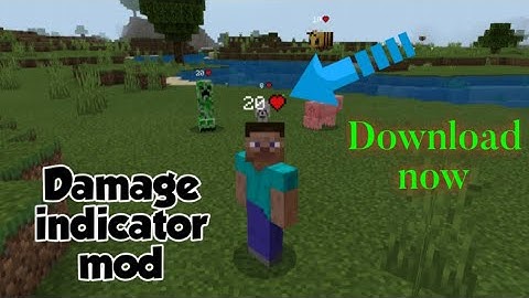 How to download Damage Indicator mod in Minecraft pocket edition