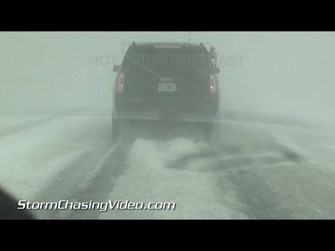 5/18/2015 Pecos, TX  Massive Hail Storm