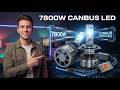 Best LED Headlights 2026? 7800W Canbus LED Bulbs Review