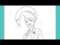 How To Draw Joshua Burns From Beyblade Step By Step Drawing