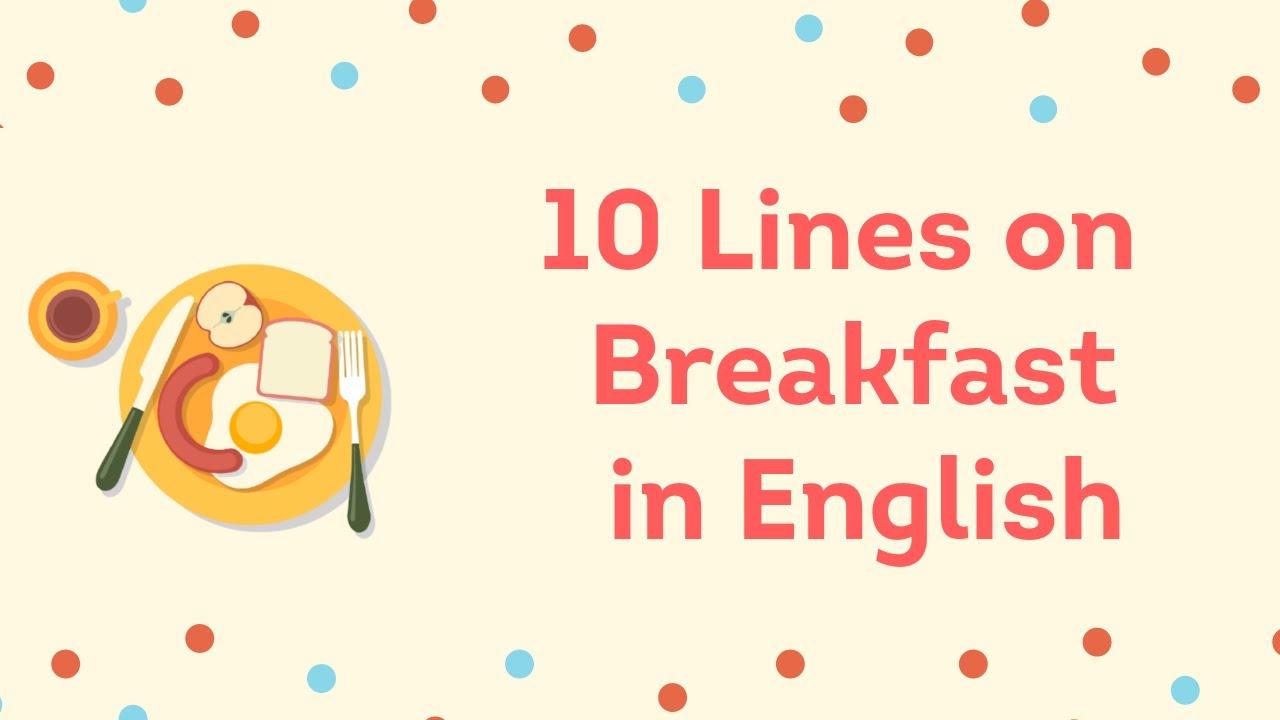 easy essay on breakfast