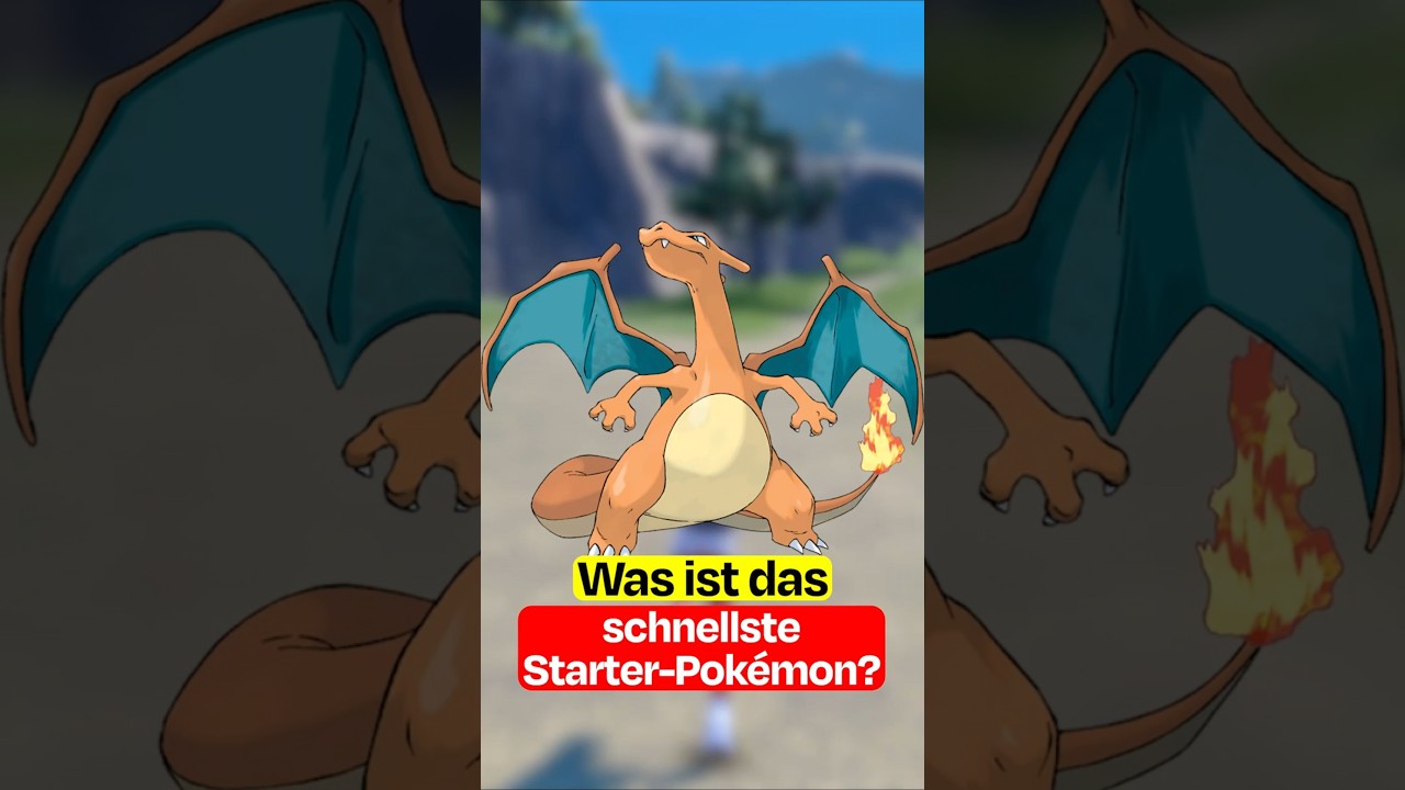 Was ist das SCHNELLSTE Starter-Pokémon?