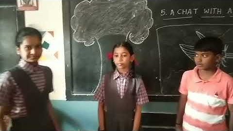 A CHAT WITH A GRASSHOPPER -Role play by children of GHPS Nagashettikoppa Hubli