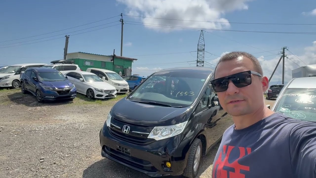 Привезли из Японии Honda Stepwgn 2019г, полный привод, 1,5 литра 150лс,с оценкой 4,5 балла.