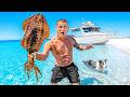 4 Days Solo Boat Camp On Remote Islands Craziest Squid Catch Cook 