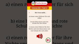 B1 Deutsch hören | Richtig oder Falsch? #shorts