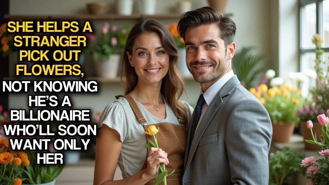 She Helps a Stranger Pick Out Flowers, Not Knowing He’s a Billionaire Who’ll Soon Want Only Her